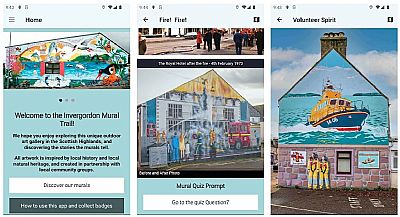 mural app screenshots